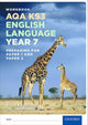 Book cover of: AQA KS3 English Language: Key Stage 3: AQA KS3 English Language: Year 7 test workbook. By: Helen Backhouse