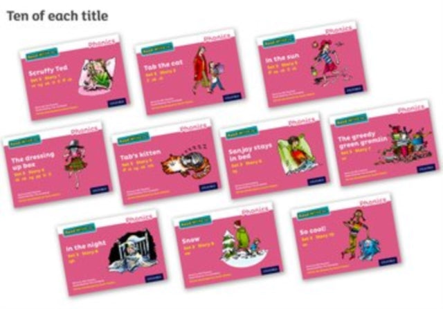 Book cover of: Read Write Inc. Phonics: Pink Set 3 Core Storybooks (Pack of 100). By: Gill Munton