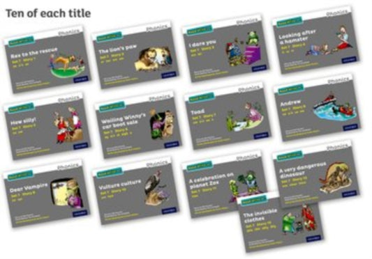 Book cover of: Read Write Inc. Phonics: Grey Set 7 Core Storybooks (Pack of 130). By: Gill Munton