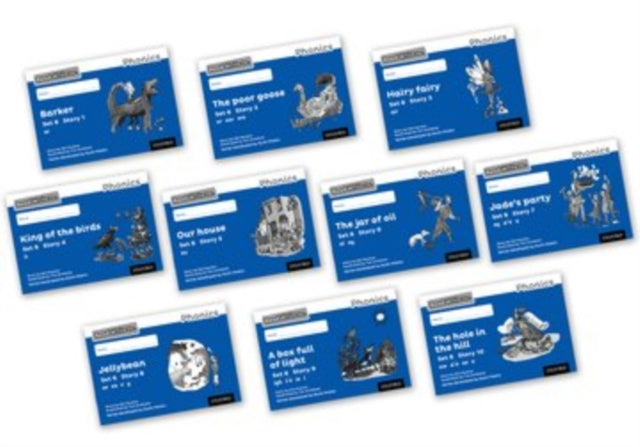 Book cover of: Read Write Inc. Phonics: Blue Set 6 Core Black & White Storybooks (Mixed Pack of 10)