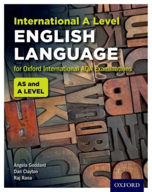 Book cover of: OxfordAQA International A-level English Language (9670)