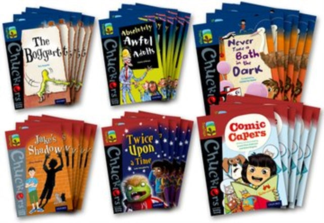 Book cover of: Oxford Reading Tree TreeTops Chucklers: Oxford Levels 14-15: Pack of 36. By: Jeremy Strong