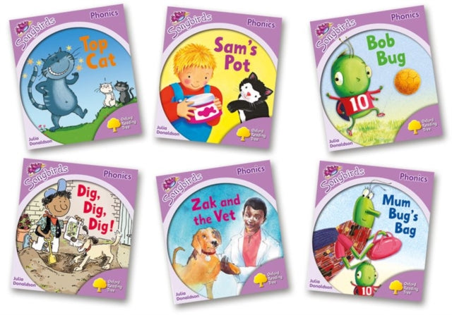 Book cover of: Oxford Reading Tree Songbirds Phonics: Level 1+: Mixed Pack of 6