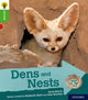 Book cover of: Oxford Reading Tree Explore with Biff, Chip and Kipper: Oxford Level 2: Dens and Nests. By: Anna Harris