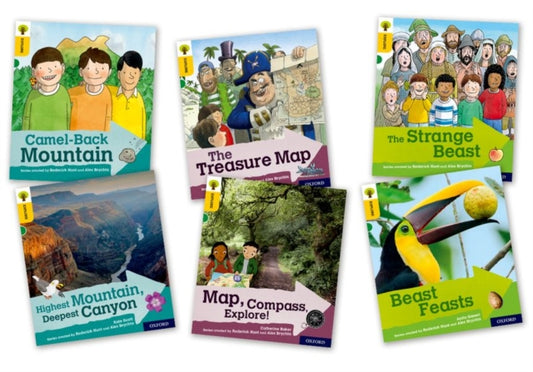 Book cover of: Oxford Reading Tree Explore with Biff, Chip and Kipper: Oxford Level 5: Mixed Pack of 6. By: Roderick Hunt