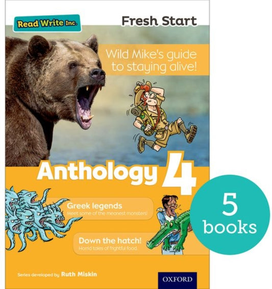 Book cover of: Read Write Inc. Fresh Start: Anthology 4 - Pack of 5. By: Ruth Miskin