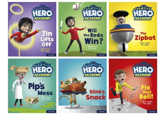 Book cover of: Hero Academy: Oxford Level 2, Red Book Band: Mixed pack. By: Bill Ledger