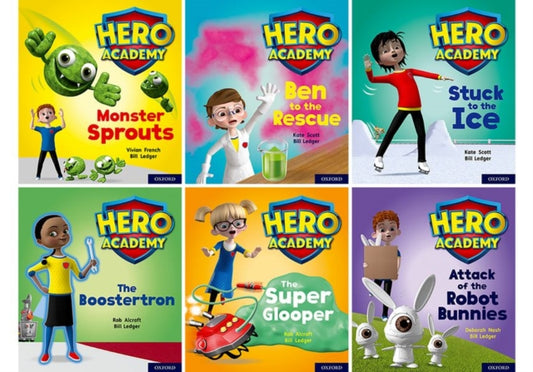 Book cover of: Hero Academy: Oxford Level 5, Green Book Band: Class pack. By: Bill Ledger