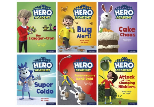 Book cover of: Hero Academy: Oxford Level 7, Turquoise Book Band: Mixed pack. By: Bill Ledger