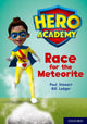 Book cover of: Hero Academy: Oxford Level 12, Lime+ Book Band: Race for the Meteorite. By: Paul Stewart