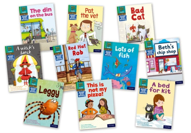 Book cover of: Read Write Inc. Phonics Book Bag Books: Green Set 1 Book Bag Books (Mixed Pack of 10)
