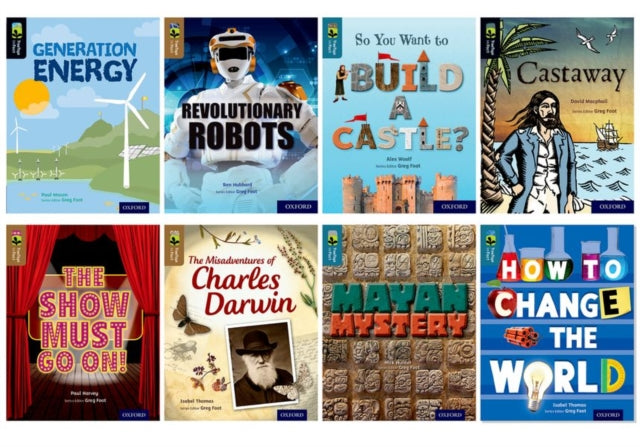 Book cover of: Oxford Reading Tree TreeTops inFact: Oxford Levels 18-20: Pack of 9. By: Isabel Thomas