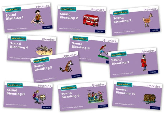 Book cover of: Read Write Inc. Phonics: Sound Blending Books (Mixed Pack of 10). By: Ruth Miskin