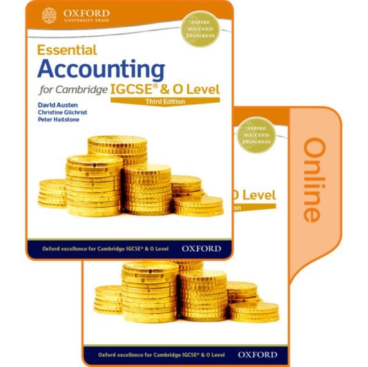 Book cover of: Essential Accounting for Cambridge IGCSE & O Level. By: David Austen