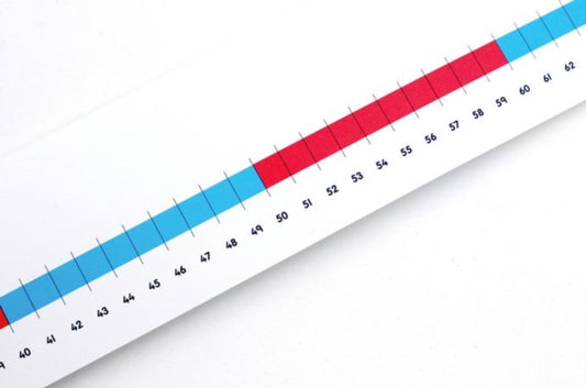 Book cover of: Numicon: 0-100cm scale Number Line. By: Tony Wing