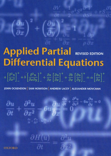Book cover of: Applied Partial Differential Equations. By: John Ockendon