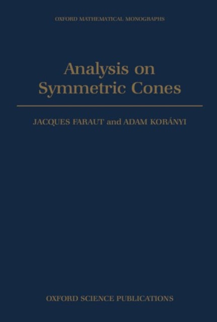 Book cover of: Analysis on Symmetric Cones