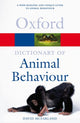 Book cover of: Dictionary of Animal Behaviour. By: David Mcfarland