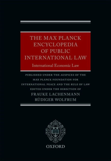 Book cover of: International Economic Law. By: Rüdiger Wolfrum