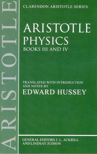 Book cover of: Physics Books III and IV