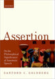 Book cover of: Assertion. By: Sanford C. Goldberg