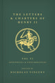 Book cover of: Letters and Charters of Henry II, King of England 1154-1189 Volume VI: Appendices and Concordances. By: Nicholas Vincent