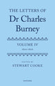 Book cover of: Letters of Dr Charles Burney