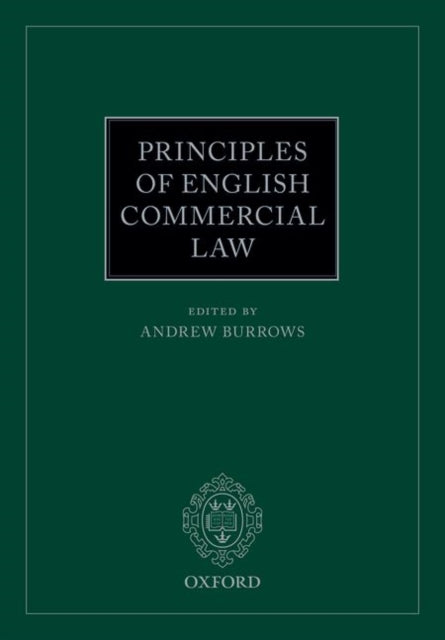 Book cover of: Principles of English Commercial Law. By: Andrew Burrows