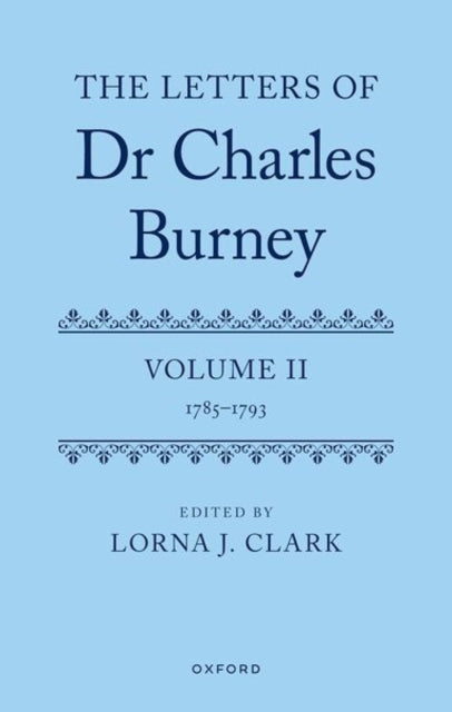 Book cover of: Letters of Dr Charles Burney