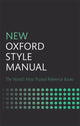 Book cover of: New Oxford Style Manual. By: Oxford University Press
