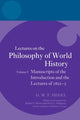 Book cover of: Hegel: Lectures on the Philosophy of World History, Volume I. By: Brown, Robert F.