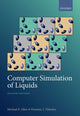 Book cover of: Computer Simulation of Liquids. By: Michael P. Allen