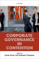 Book cover of: Corporate Governance in Contention. By: Ciaran Driver