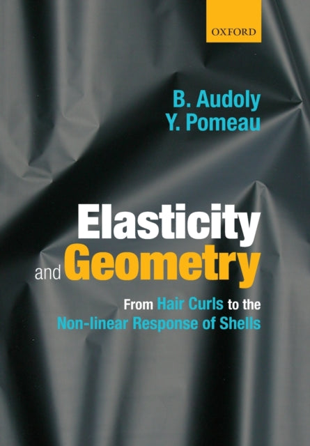 Book cover of: Elasticity and Geometry. By: Basile Audoly