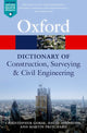 Book cover of: Dictionary of Construction, Surveying, and Civil Engineering. By: Christopher Gorse