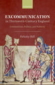 Book cover of: Excommunication in Thirteenth-Century England. By: Felicity Hill