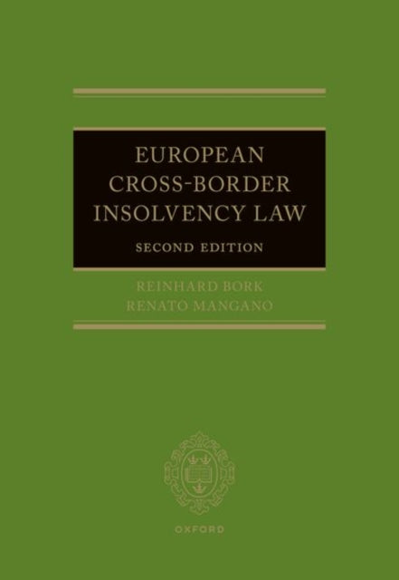 Book cover of: European Cross-Border Insolvency Law. By: Reinhard Bork