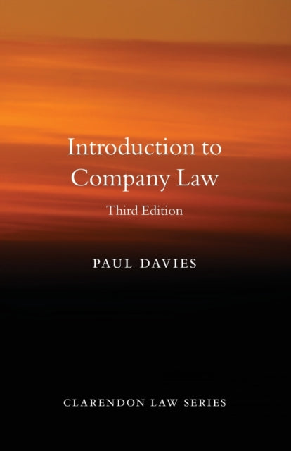Book cover of: Introduction to Company Law. By: Davies, Paul