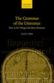 Book cover of: Grammar of the Utterance. By: Alice Corr