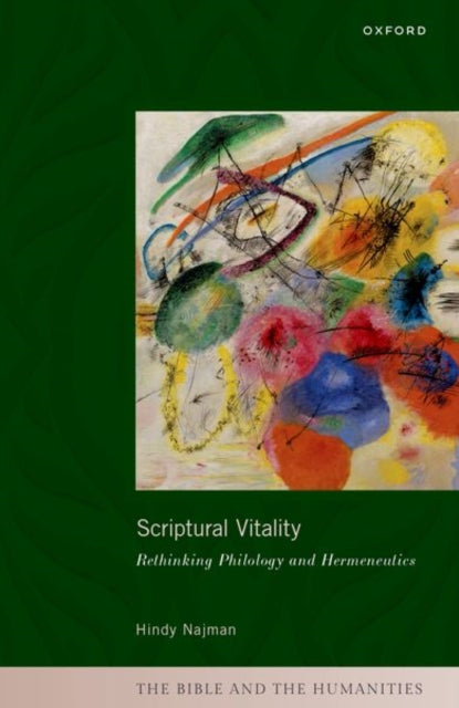Book cover of: Scriptural Vitality. By: Hindy Najman