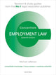 Book cover of: Employment Law Concentrate. By: Michael Jefferson