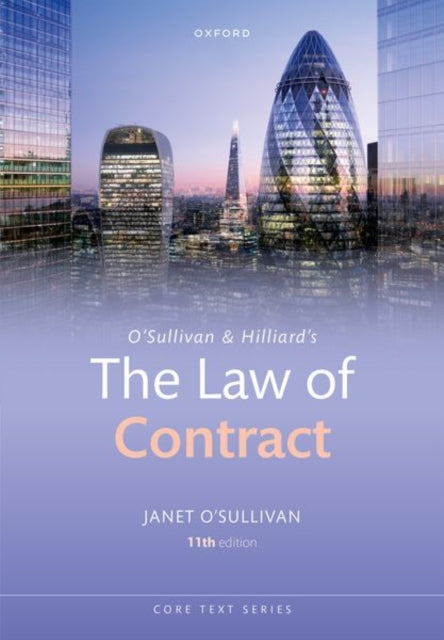 Book cover of: O'Sullivan & Hilliard's The Law of Contract. By: Janet O'Sullivan