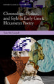 Book cover of: Chronology, Dialect, and Style in Early Greek Hexameter Poetry. By: Tom McConnell