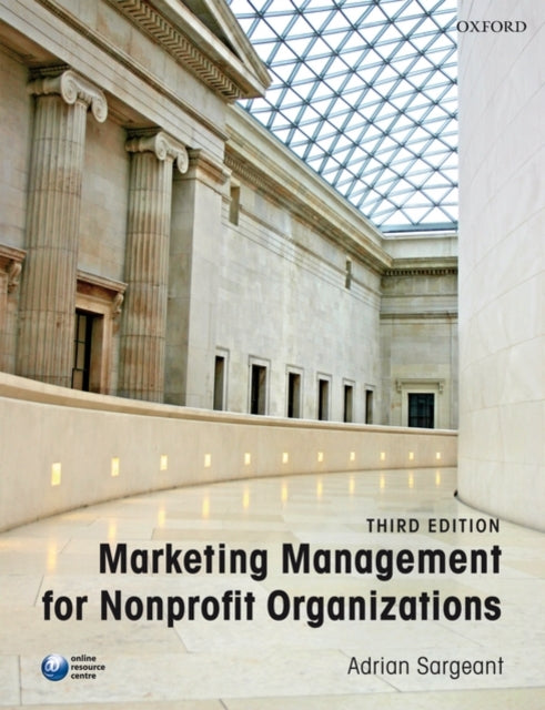 Book cover of: Marketing Management for Nonprofit Organizations. By: Adrian Sargeant