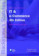 Book cover of: Blackstone's Statutes on IT and e-Commerce