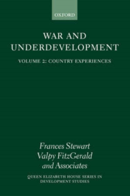 Book cover of: War and Underdevelopment: Volume 2: Country Experiences