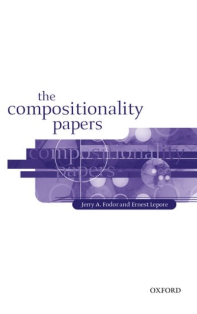 Book cover of: Compositionality Papers