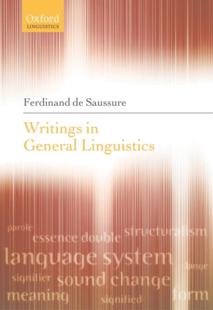 Book cover of: Writings in General Linguistics. By: Ferdinand de Saussure