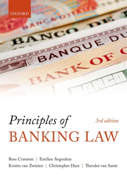 Book cover of: Principles of Banking Law. By: Ross Cranston