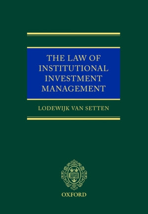 The Law of Institutional Investment Management